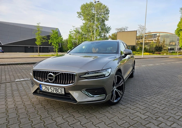 Volvo V60 cena 98500 przebieg: 164354, rok produkcji 2019 z Bydgoszcz małe 781